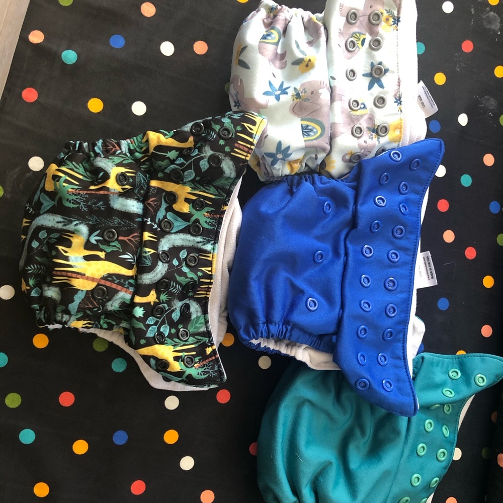 Thirsties all in one cloth diapers